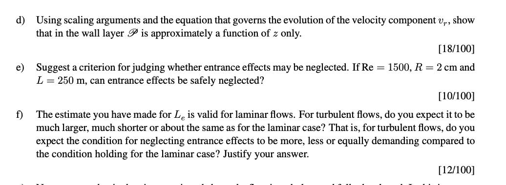 Solved Consider a cylindrical pipe of length L and diameter | Chegg.com