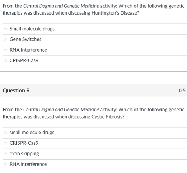 solved-from-the-central-dogma-and-genetic-medicine-activity-chegg
