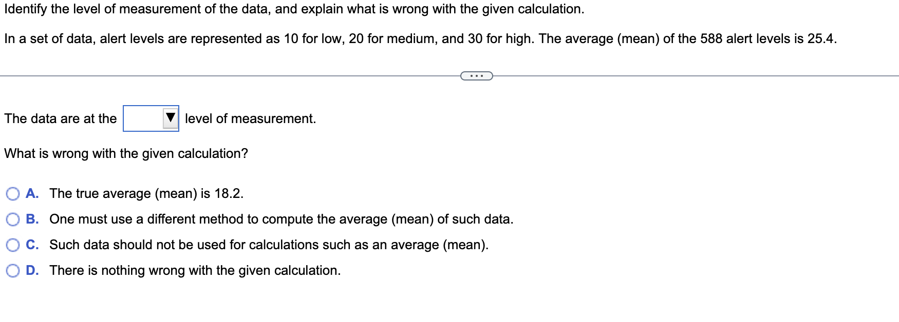 solved-identify-the-level-of-measurement-of-the-data-and-chegg