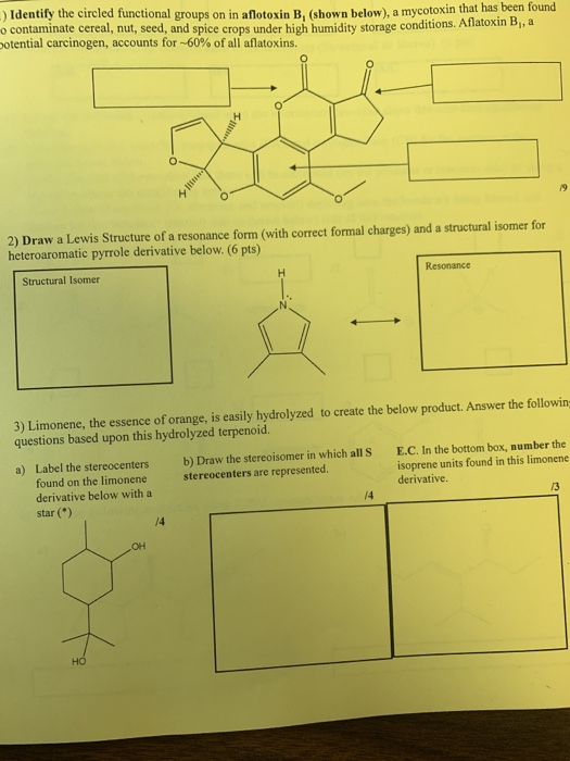 Solved Identify the circled functional groups on in | Chegg.com