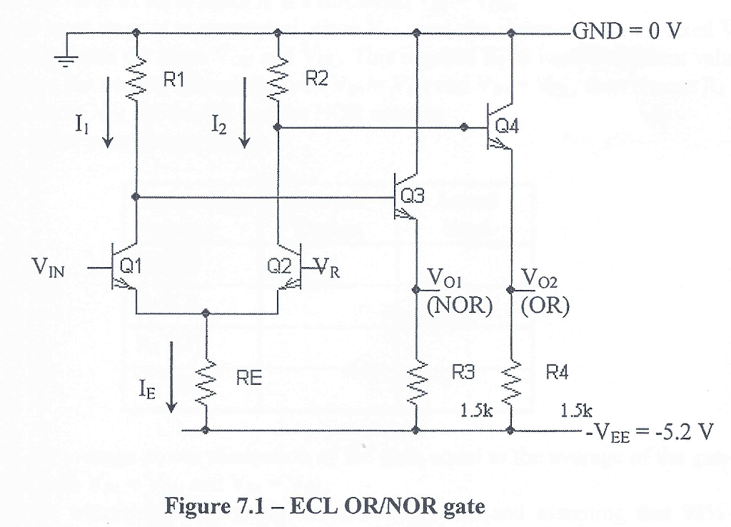 Prelab Design and Calculations: 1. Design an ECL | Chegg.com
