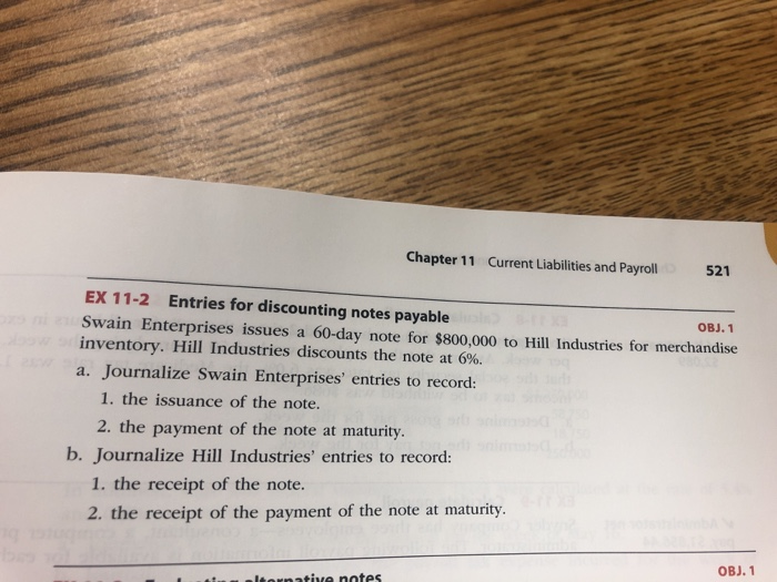 Solved Chapter 11 Current Liabilities and Payroll 521 EX | Chegg.com