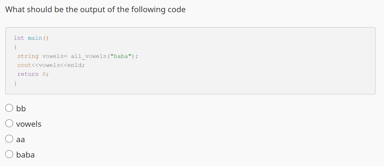 Solved C++ Here is a recursive function for finding all | Chegg.com