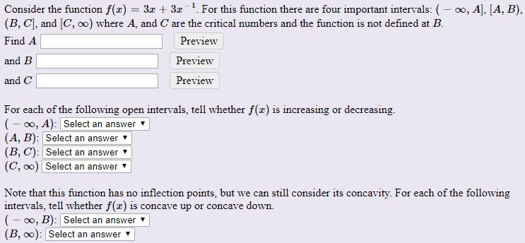Solved Consider the function f(x) = 3x + 3. 1. For this | Chegg.com