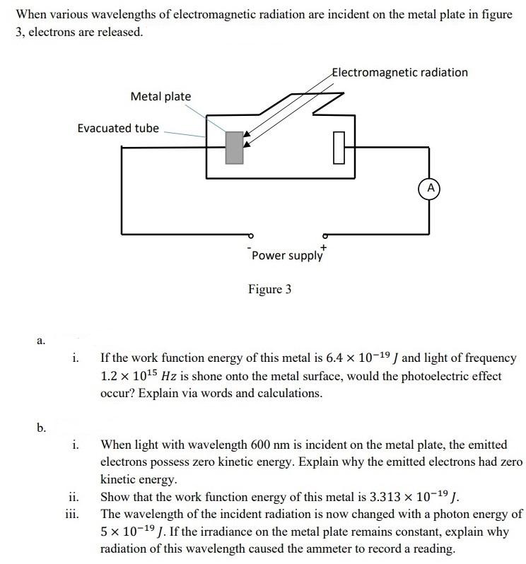 Solved When various wavelengths of electromagnetic radiation | Chegg.com