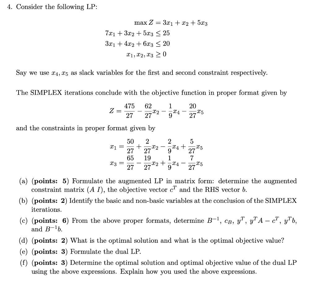 solved-4-consider-the-following-lp-max-z-3x1-x2-5x3-chegg