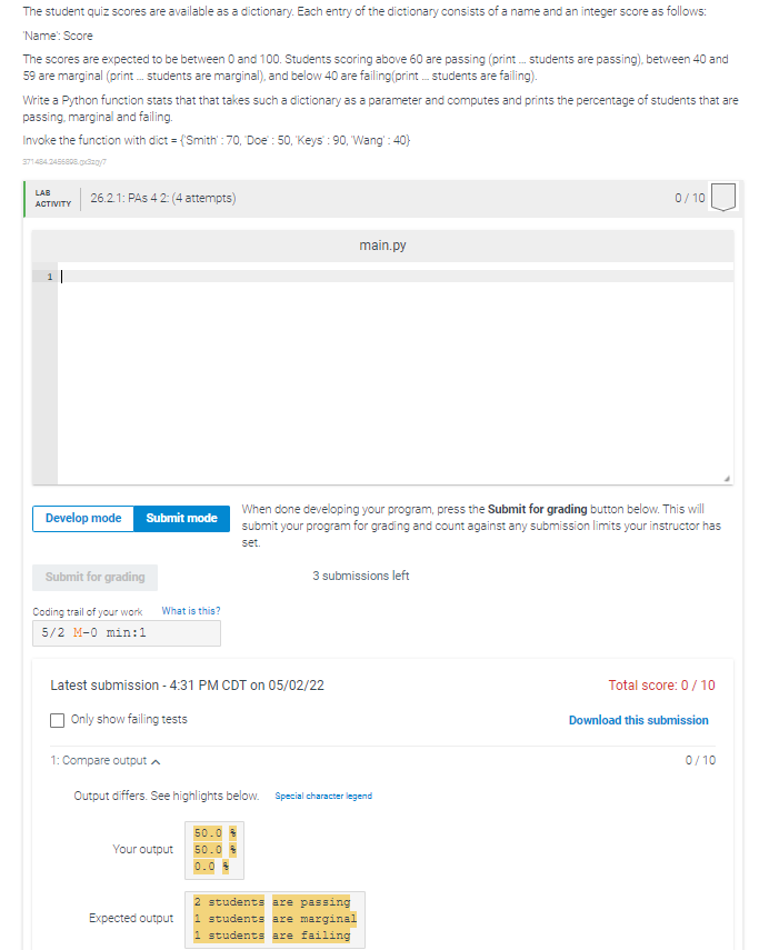 Solved The student quiz scores are available as a | Chegg.com