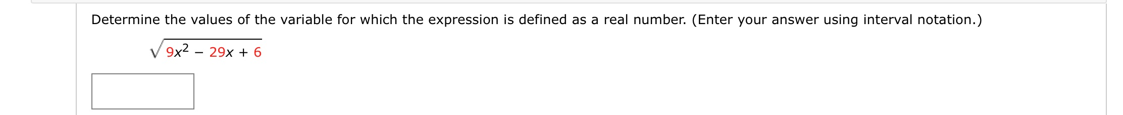 Solved Determine the values of the variable for which the | Chegg.com