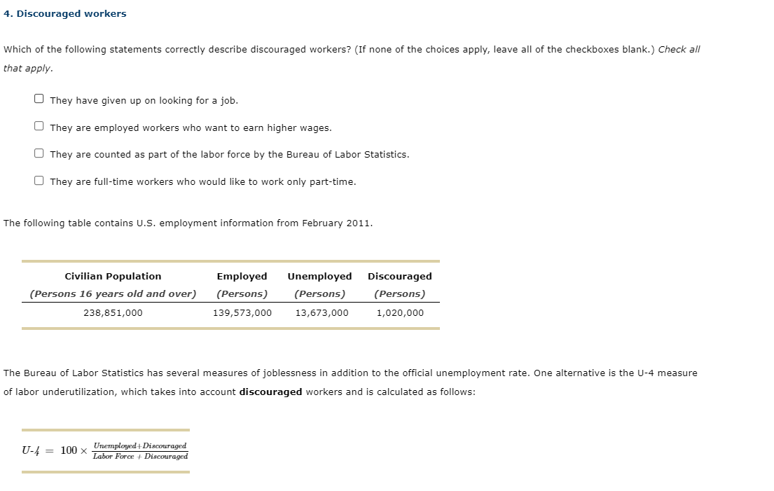 solved-4-discouraged-workers-which-of-the-following-chegg