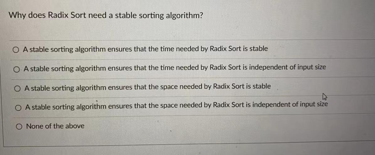 Quais são as vantagens e desvantagens do radix sort? - Quora