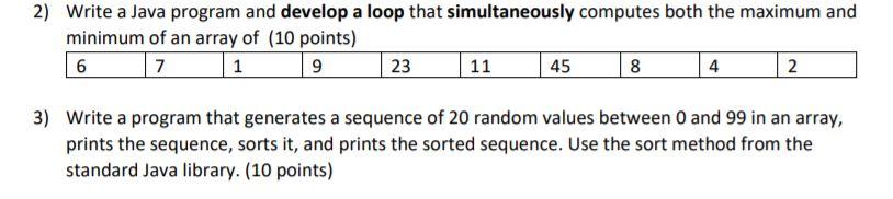 Solved 2) Write a Java program and develop a loop that | Chegg.com