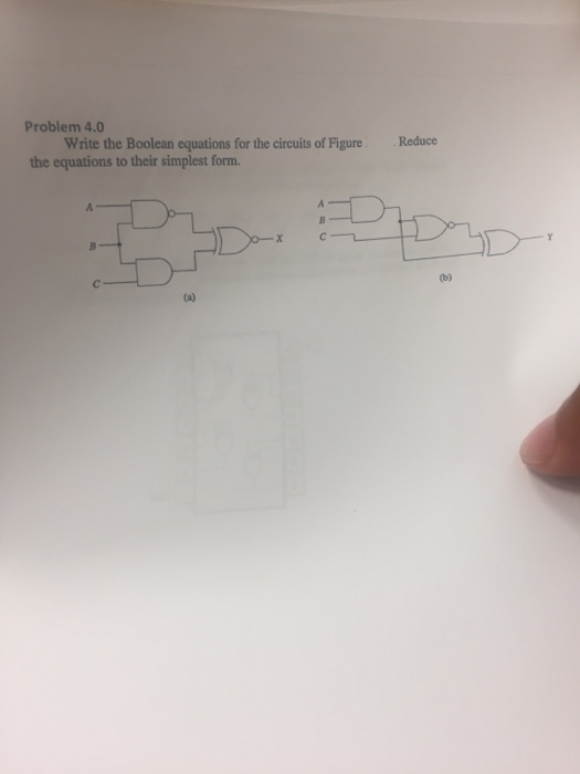 Solved Write the Boolean equations for the circuits of | Chegg.com