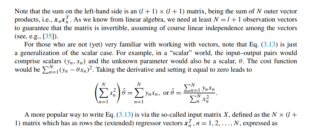 3.1 Prove the least squares optimal solution for the | Chegg.com