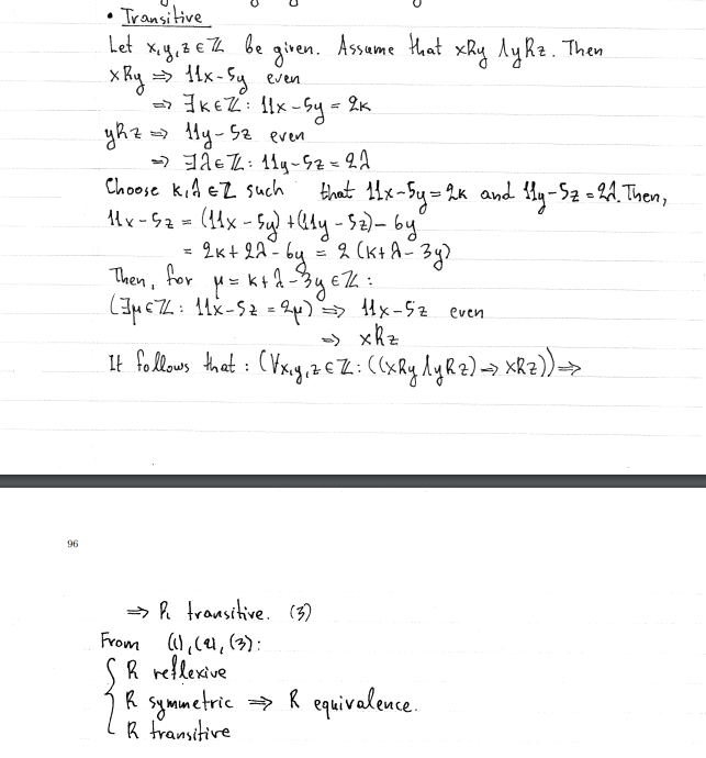 Solved Problem: Let R Be A Relation On Z Defined By ∀a, B ∈ | Chegg.com