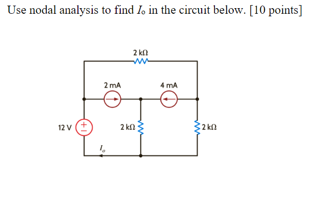 Solved Use nodal analysis to find Is in the circuit below. | Chegg.com