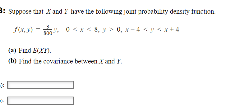 Solved Suppose That X And Y Have The Following Joint | Chegg.com