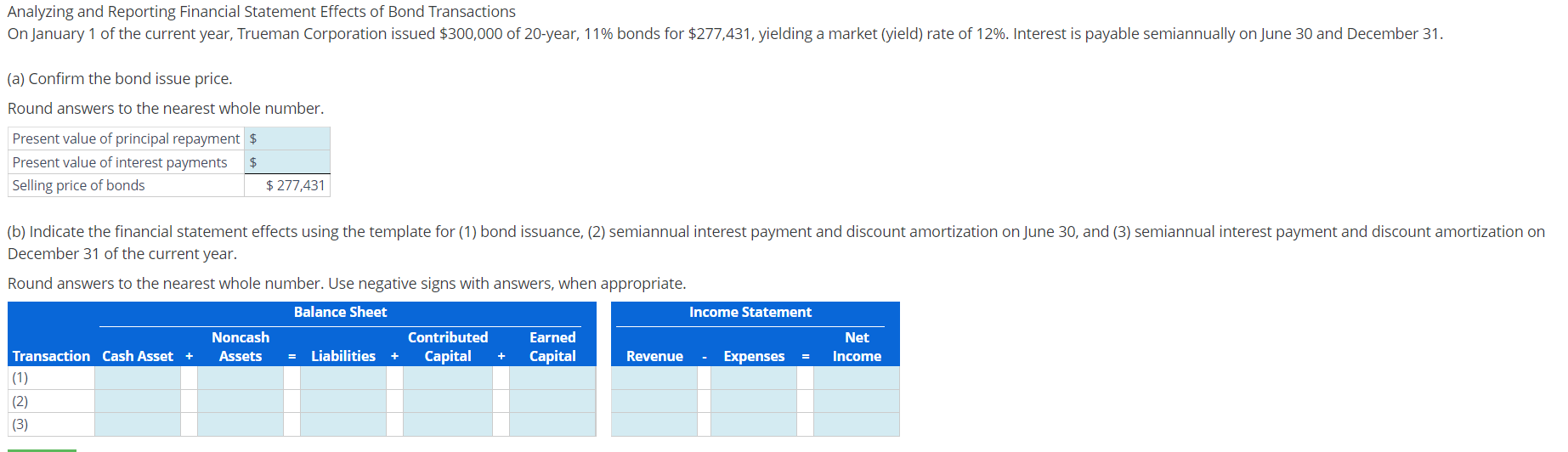 Solved Analyzing And Reporting Financial Statement Effects | Chegg.com