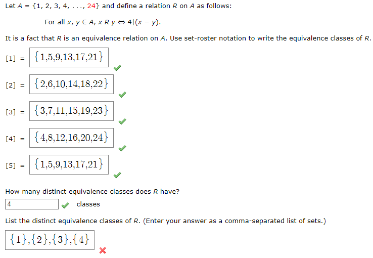 Solved Let A = {1, 2, 3, 4, 24} And Define A Relation R On A | Chegg.com