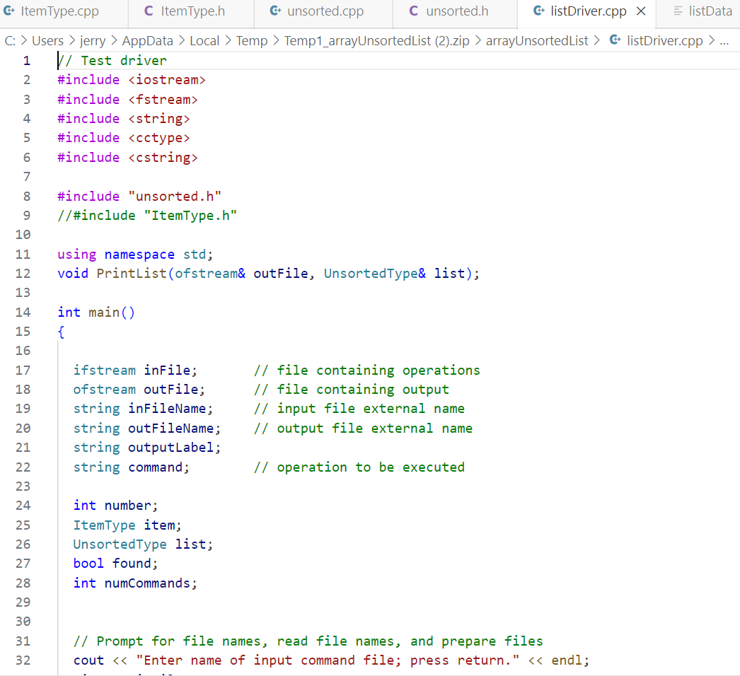 Solved rs> jerry > AppData > Local > Temp > | Chegg.com