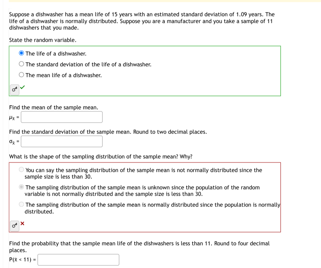 Solved Suppose a dishwasher has a mean life of 15 years with