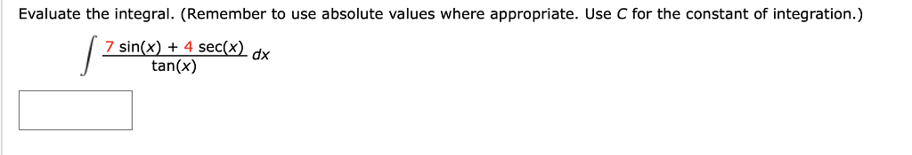 The Cell Currently Evaluated Contains A Constant Solved Evaluate the integral. (Remember to use absolute | Chegg.com