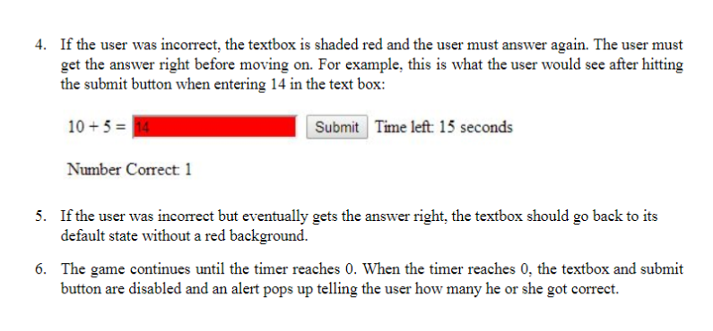 Solved HTML CSS JavaScript I need help with a lab the uses | Chegg.com