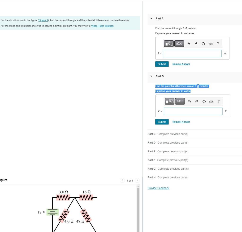 Solved For the circuit shown in the figure (Figure 1), find | Chegg.com