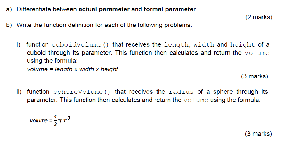 Length Width Height - Definition, Formula, Solved Examples