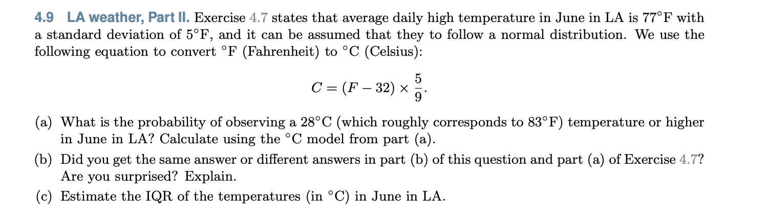 Solved 4.11 Scores on stats final, Part I. Below are final | Chegg.com