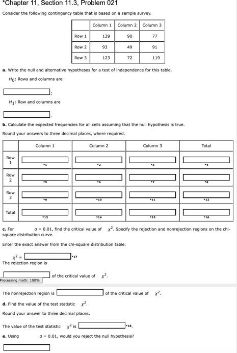 Solved *Chapter 11, Section 11.3, Problem 021 Consider the | Chegg.com