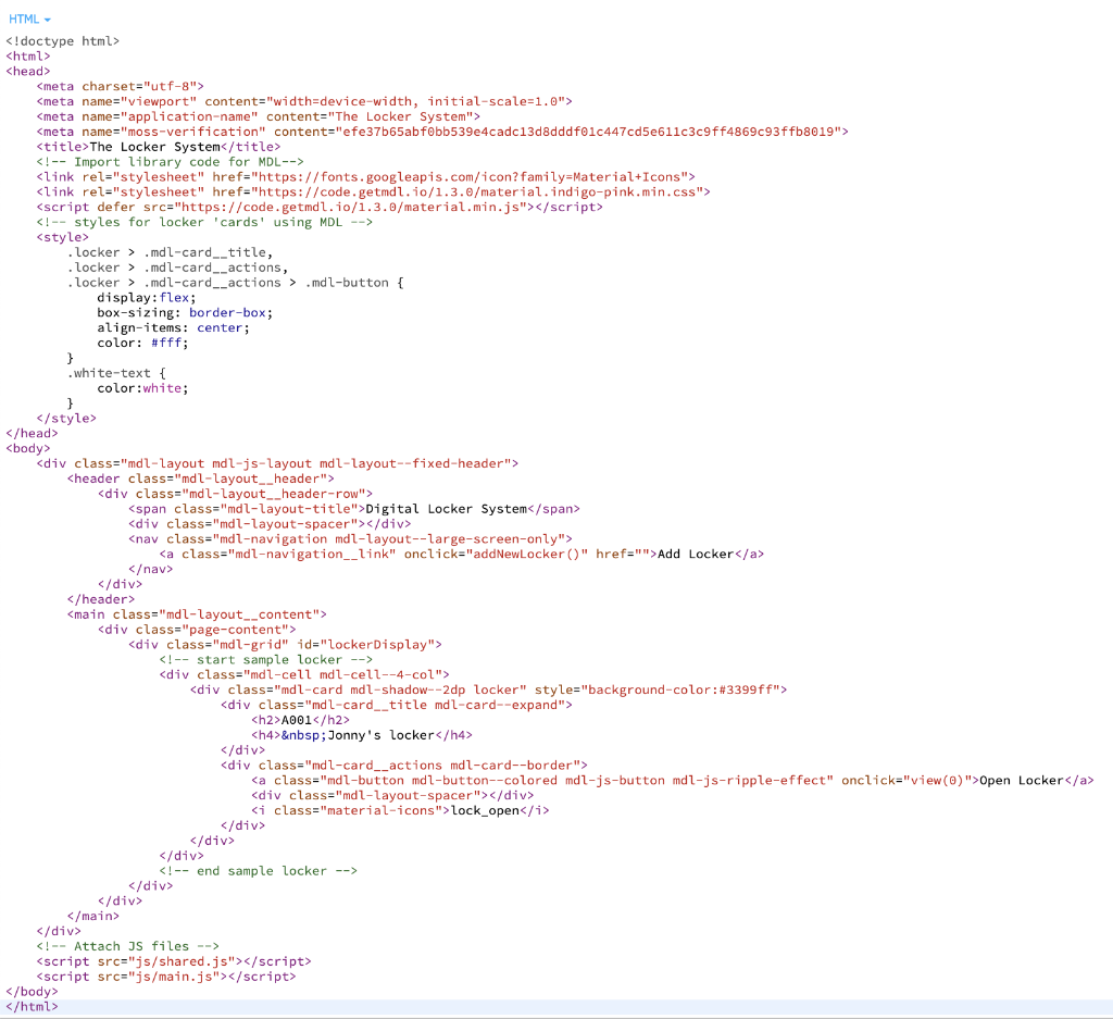 Task 3: Display All Lockers Here, we will write some | Chegg.com
