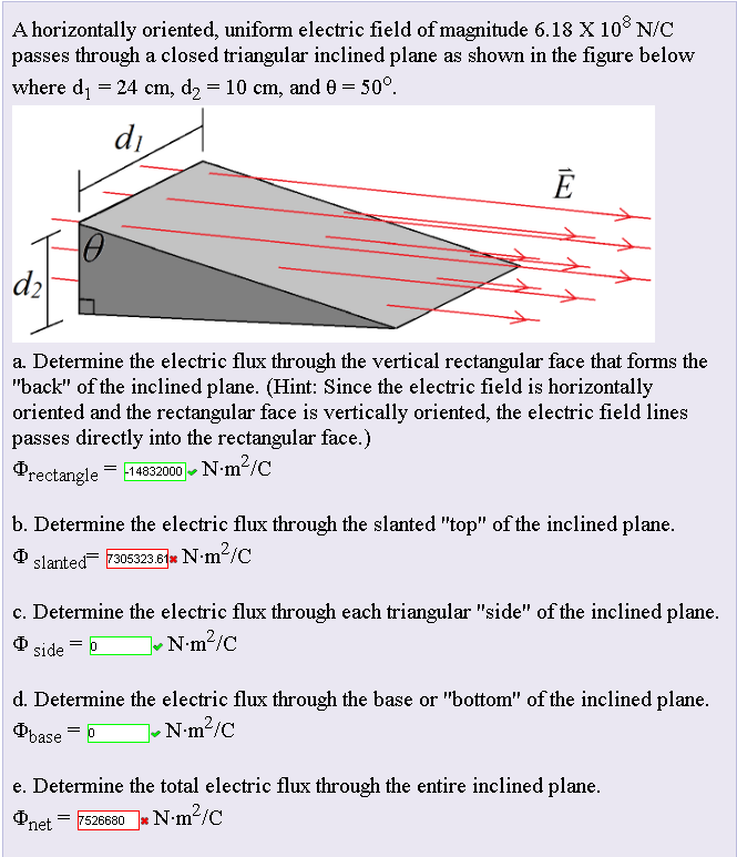 Solved A horizontally oriented, uniform electric field of | Chegg.com