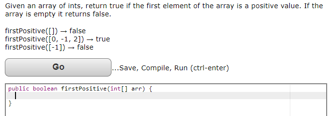 Solved given an array of ints, return true if the length of | Chegg.com