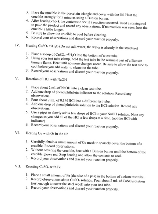 Solved 1 of 11 Studying Chemical Reaction Adapted from: | Chegg.com