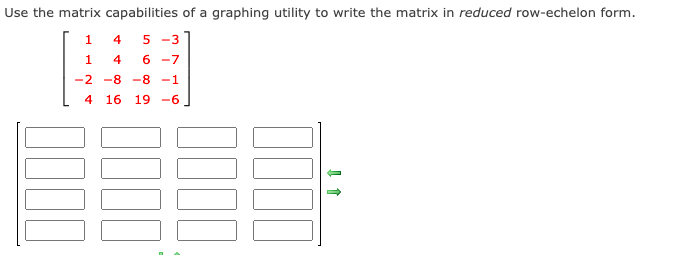 Solved Use the matrix capabilities of a graphing utility to | Chegg.com