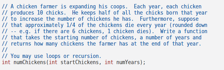 Solved // A chicken farmer is expanding his coops. Each | Chegg.com