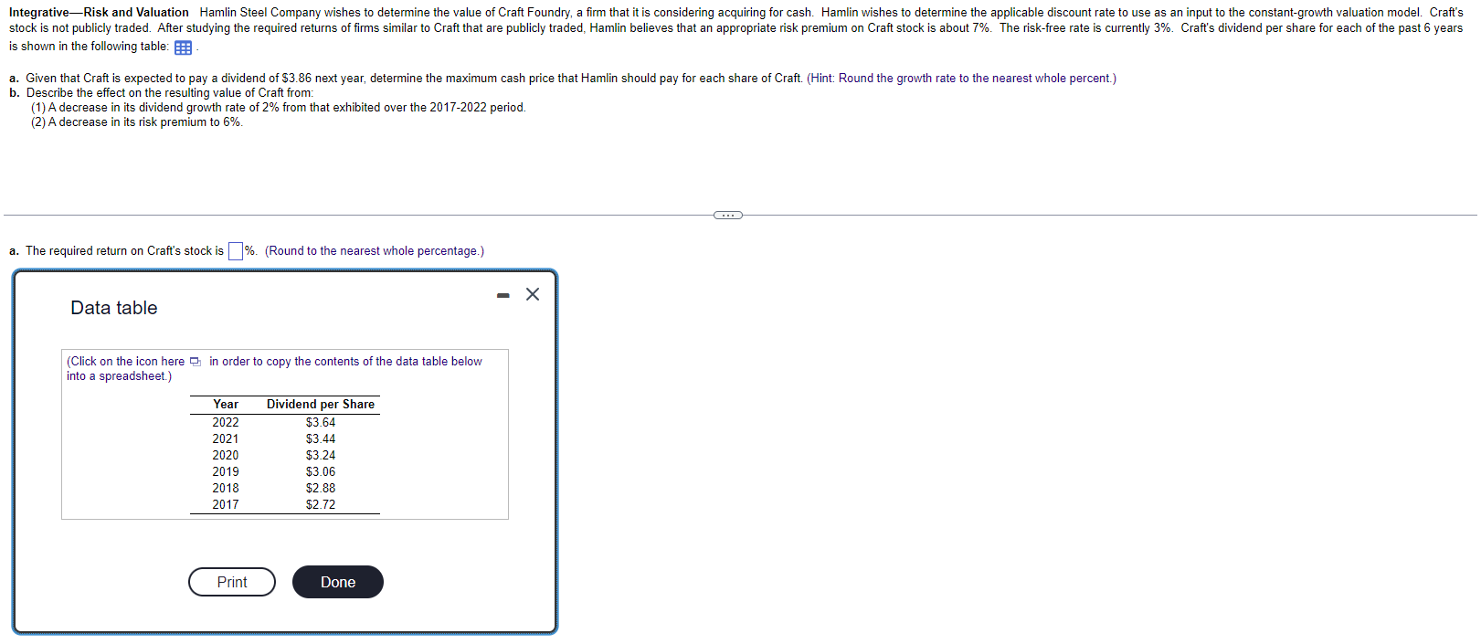 Solved Is Shown In The Following Table: B. Describe The | Chegg.com