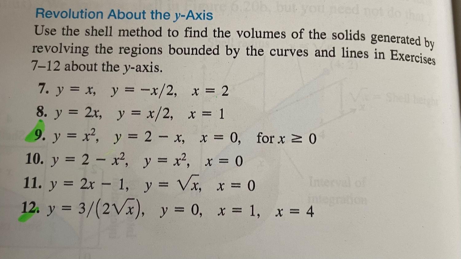Solved but you do Revolution About the y-Axis Use the shell | Chegg.com