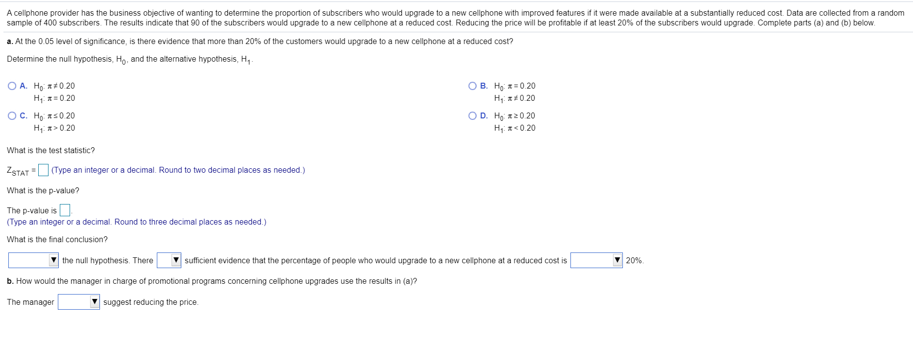 Solved Box 1: Do not Reject / Reject Box 2: is / is not Box | Chegg.com