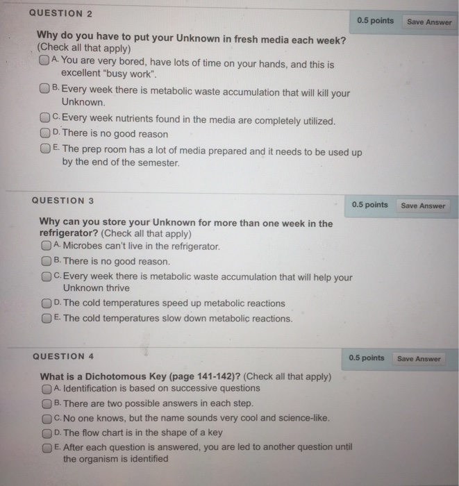 Solved QUESTION 2 0.5 points Save Answer Why do you have to | Chegg.com