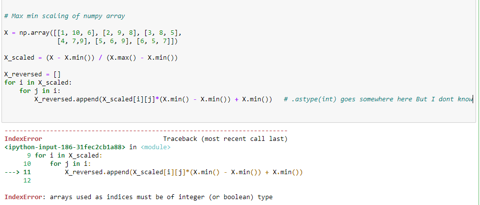 Solved Python I scaled X using MaxMin and I am looking to | Chegg.com