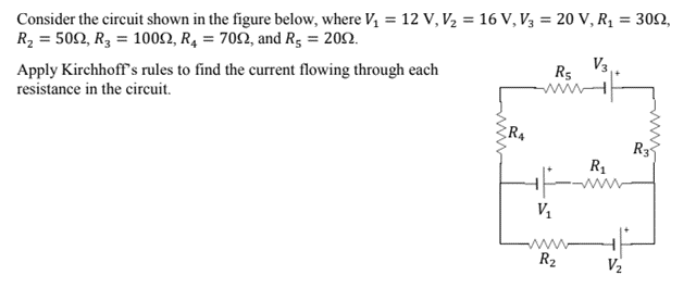 Solved Consider the circuit shown in the figure below, where