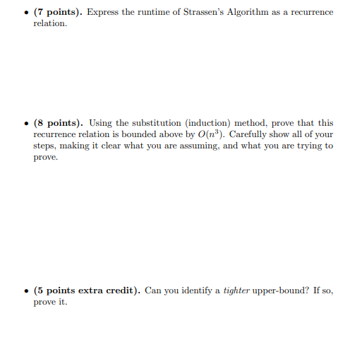 Solved Question #4 (15 points) In class, we discussed a | Chegg.com