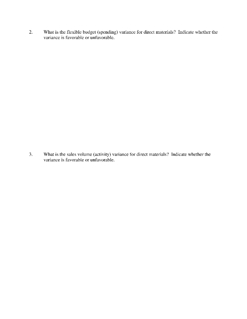 Solved Use the following information to answer the next | Chegg.com