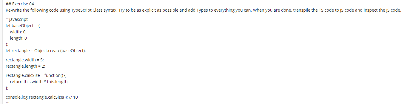 Solved ## Exercise 04 Re-write the following code using | Chegg.com