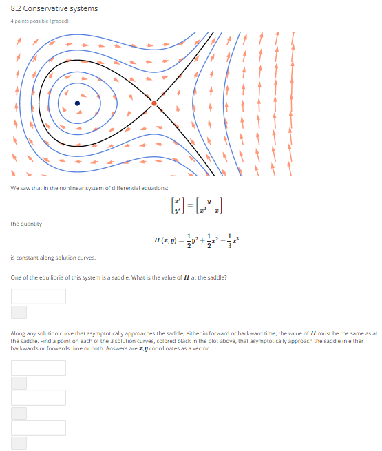 8.2 Conservative systems 4 points possible (gradod] | Chegg.com