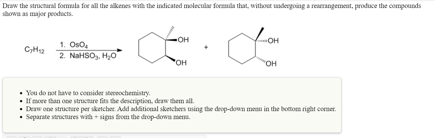 Solved Draw the structural formula for all the alkenes with | Chegg.com