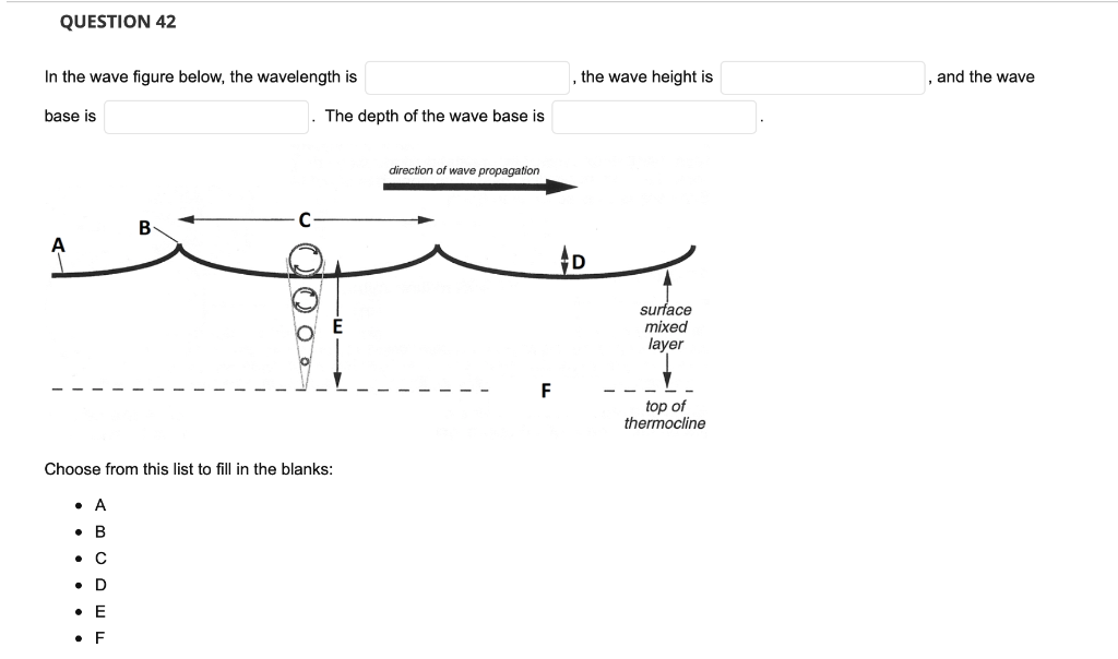 Solved In the wave figure below, the wavelength is , the | Chegg.com