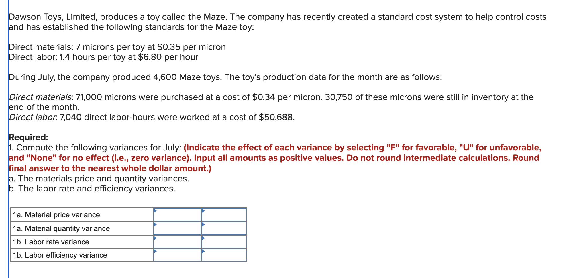 Solved Dawson Toys, Limited, produces a toy called the Maze.