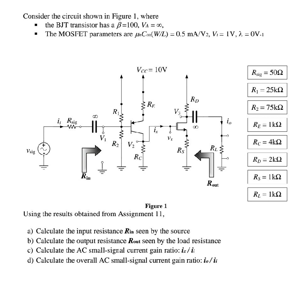 Solved Consider The Circuit Shown In Figure 1 Where Th Chegg Com